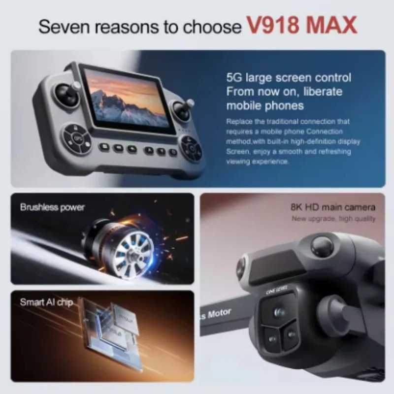 V918 Max GPS Laser Obstacle Av - Drone Gimbal 2 Axis review and price