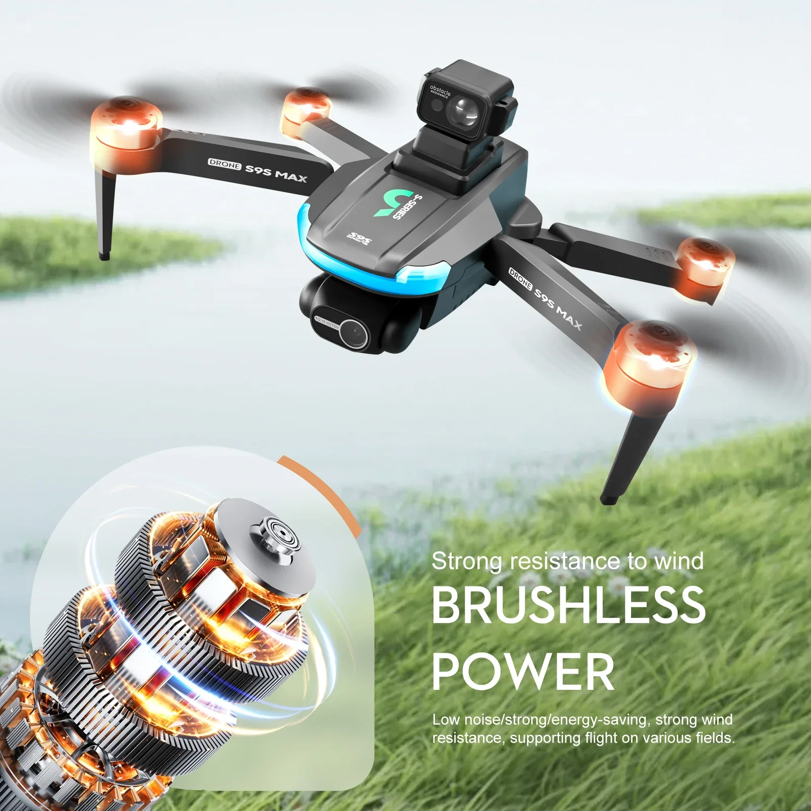NEW S9S MAX MINI Drone 4K 2-Ax - Drone Gimbal 2 Axis review and price